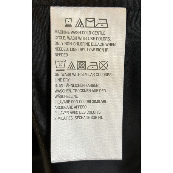 Dennis Basso Womens Size 16 Jacket Coat Woven Brocade Floral Black Snap Front - Picture 11 of 13